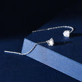 Kurze Quasten-Diamant-Stift-Hängerohrringe | Shop Nory