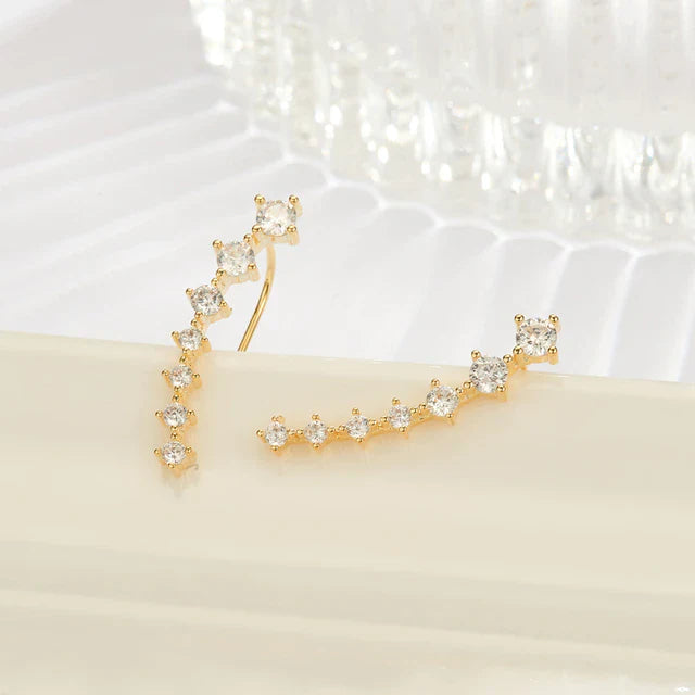 925 Sterlingsilber Super Glänzende Zirkon Ohrringe | Shop Nory