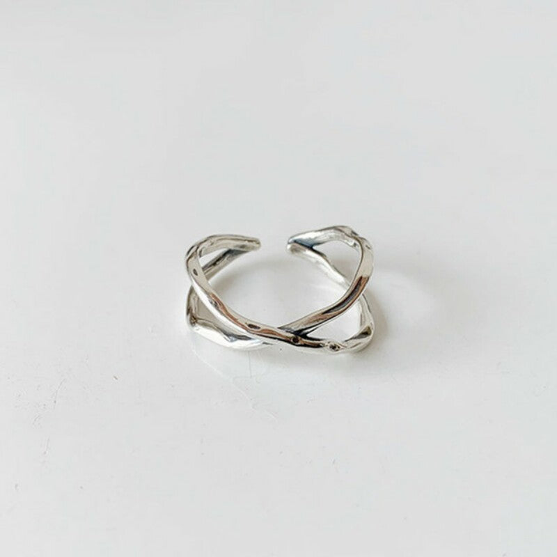 925 Sterling Silber Vintage Kreuzring | Shop Nory