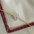 925 Sterlingsilber Zirkon Blumenarmband | Shop Nory