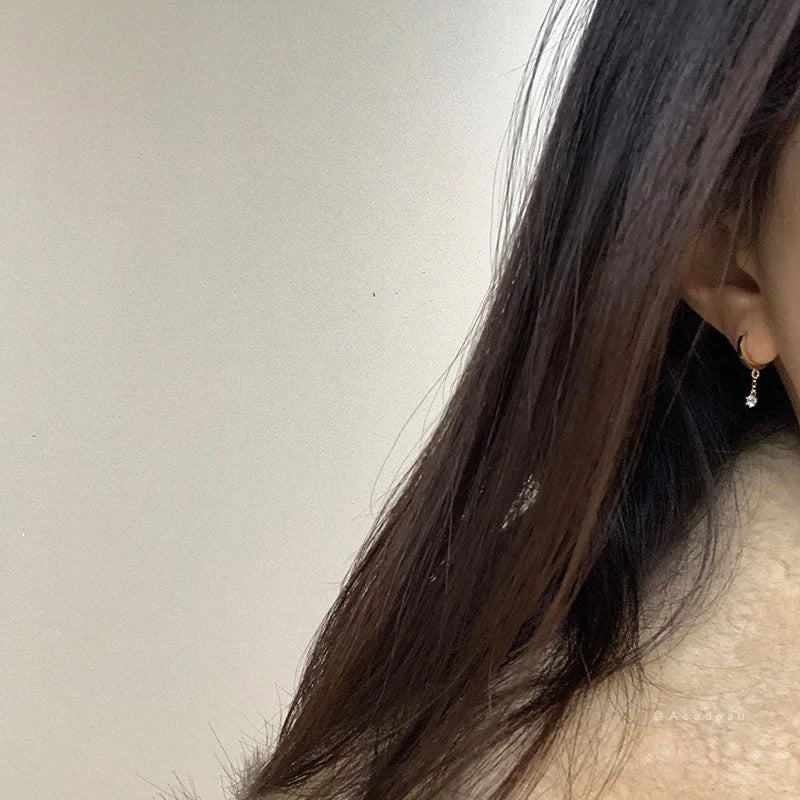 925 Sterling Silver Zirkon Quasten Ohrstecker | Shop Nory