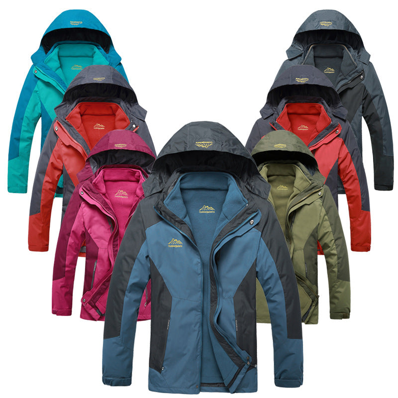 Herren Wasserdichte und atmungsaktive Outdoor-Softshelljacke mit Kapuze Shop Nory