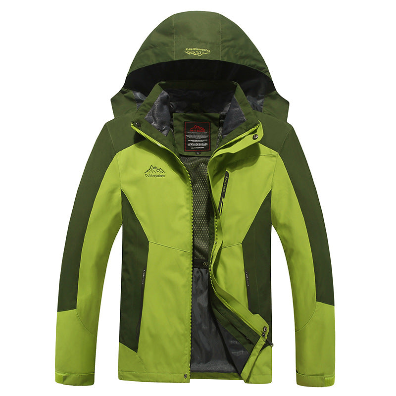 Herren Wasserdichte und atmungsaktive Outdoor-Softshelljacke mit Kapuze Shop Nory