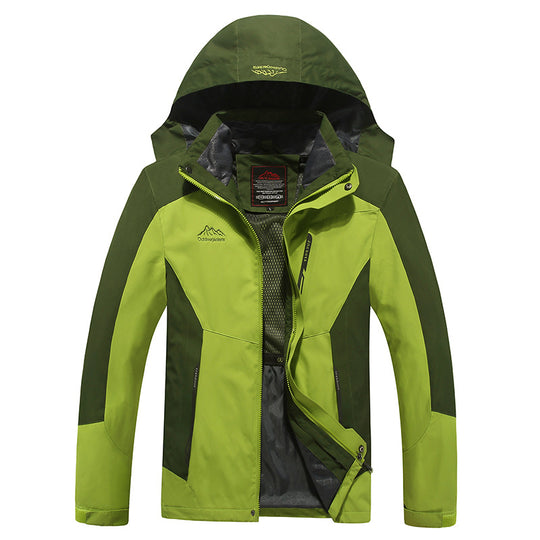 Herren Wasserdichte und atmungsaktive Outdoor-Softshelljacke mit Kapuze Shop Nory