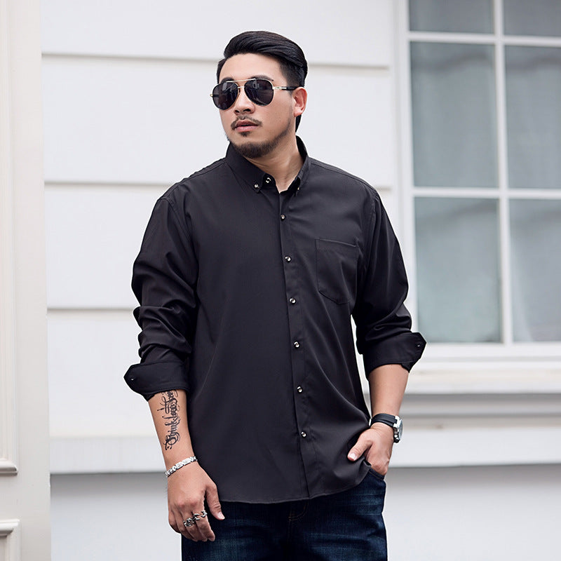 Herren Locker geschnittenes Button-Down-Hemd mit Brusttasche Shop Nory
