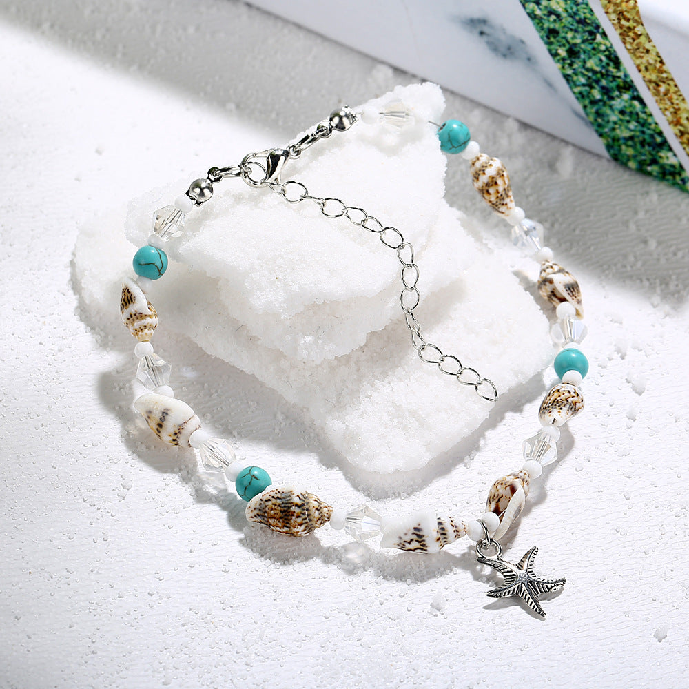 Damen Fußkettchen mit elegantem Delphin-Anhänger Shop Nory