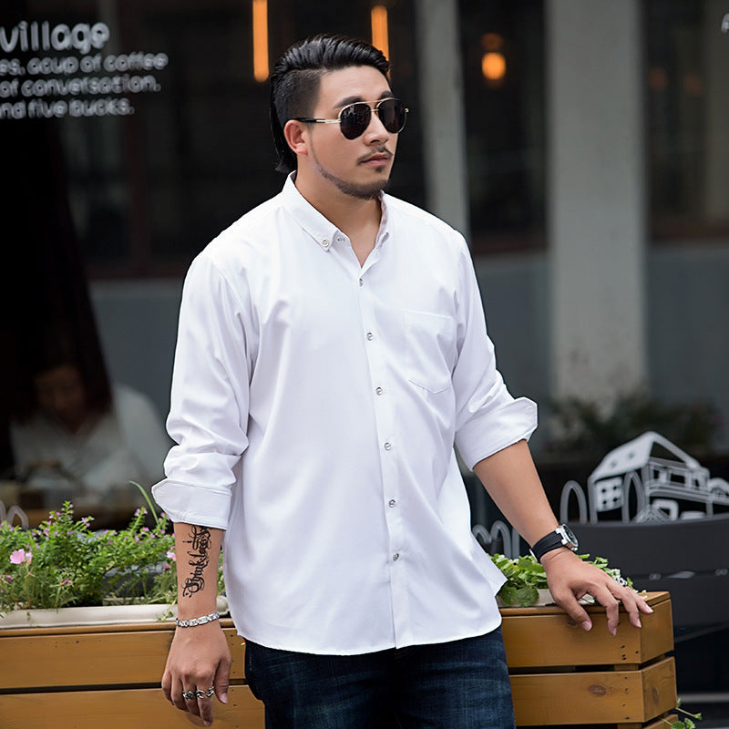 Herren Locker geschnittenes Button-Down-Hemd mit Brusttasche Shop Nory