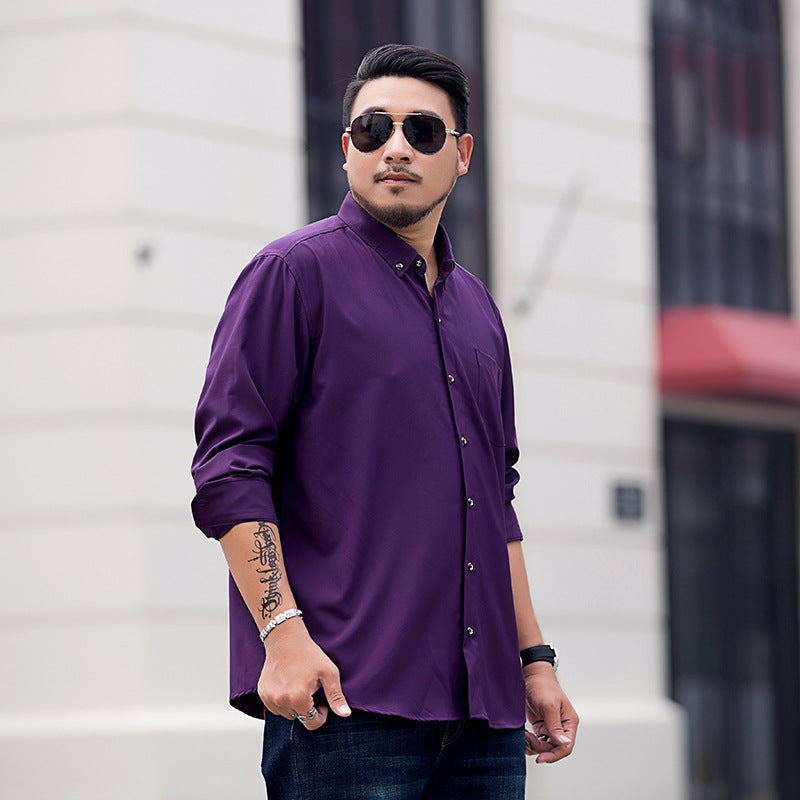 Herren Locker geschnittenes Button-Down-Hemd mit Brusttasche Shop Nory