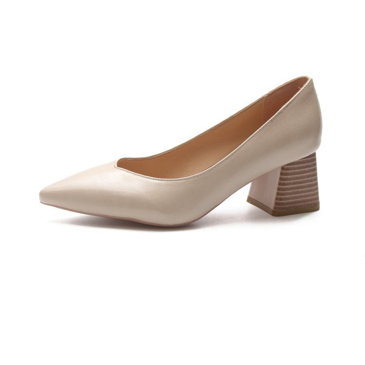 Damen elegante Spitzen Pumps mit komfortablem Blockabsatz Shopnory