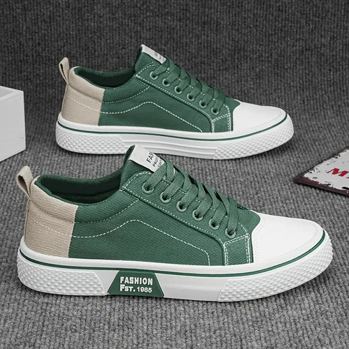 Atmungsaktive Canvas-Sneakers für Männer