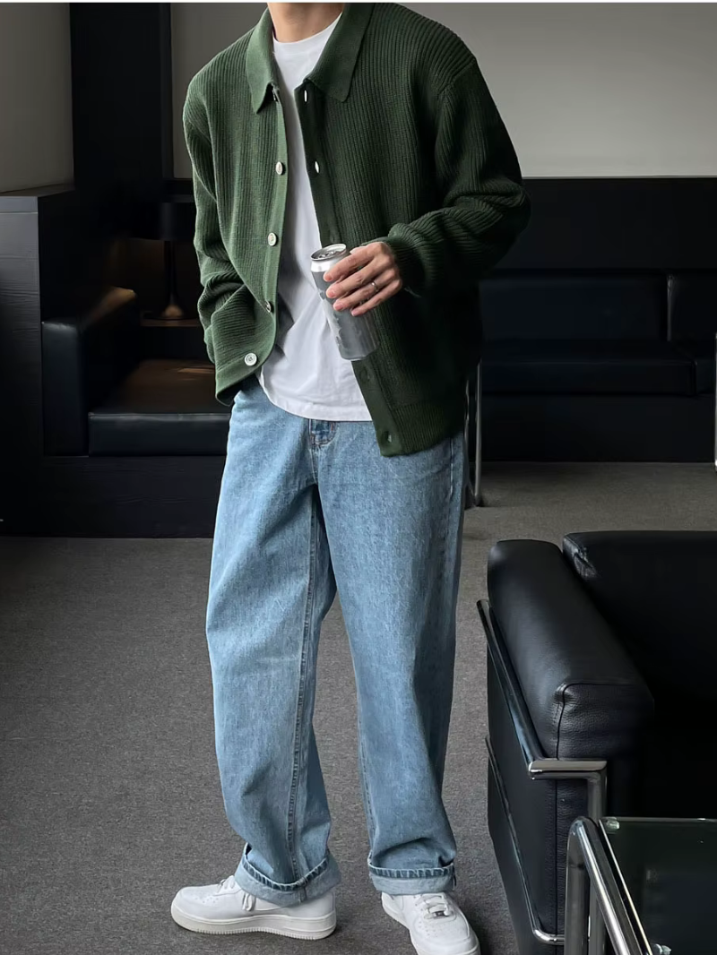 Der Slim - Fit - Cardigan Im Streetwear - Look für Moderne Männer