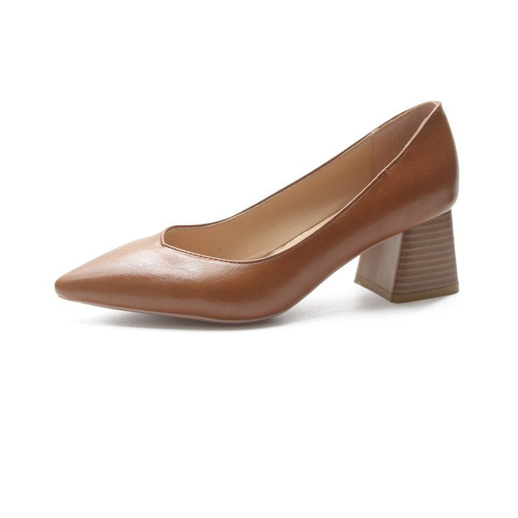 Damen elegante Spitzen Pumps mit komfortablem Blockabsatz Shopnory