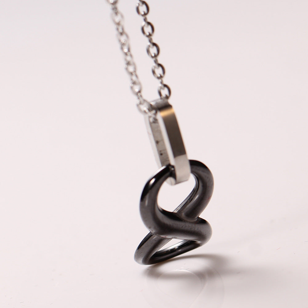 Damen Halskette mit unendlichem Symbol und elegantem Anhänger Shop Nory