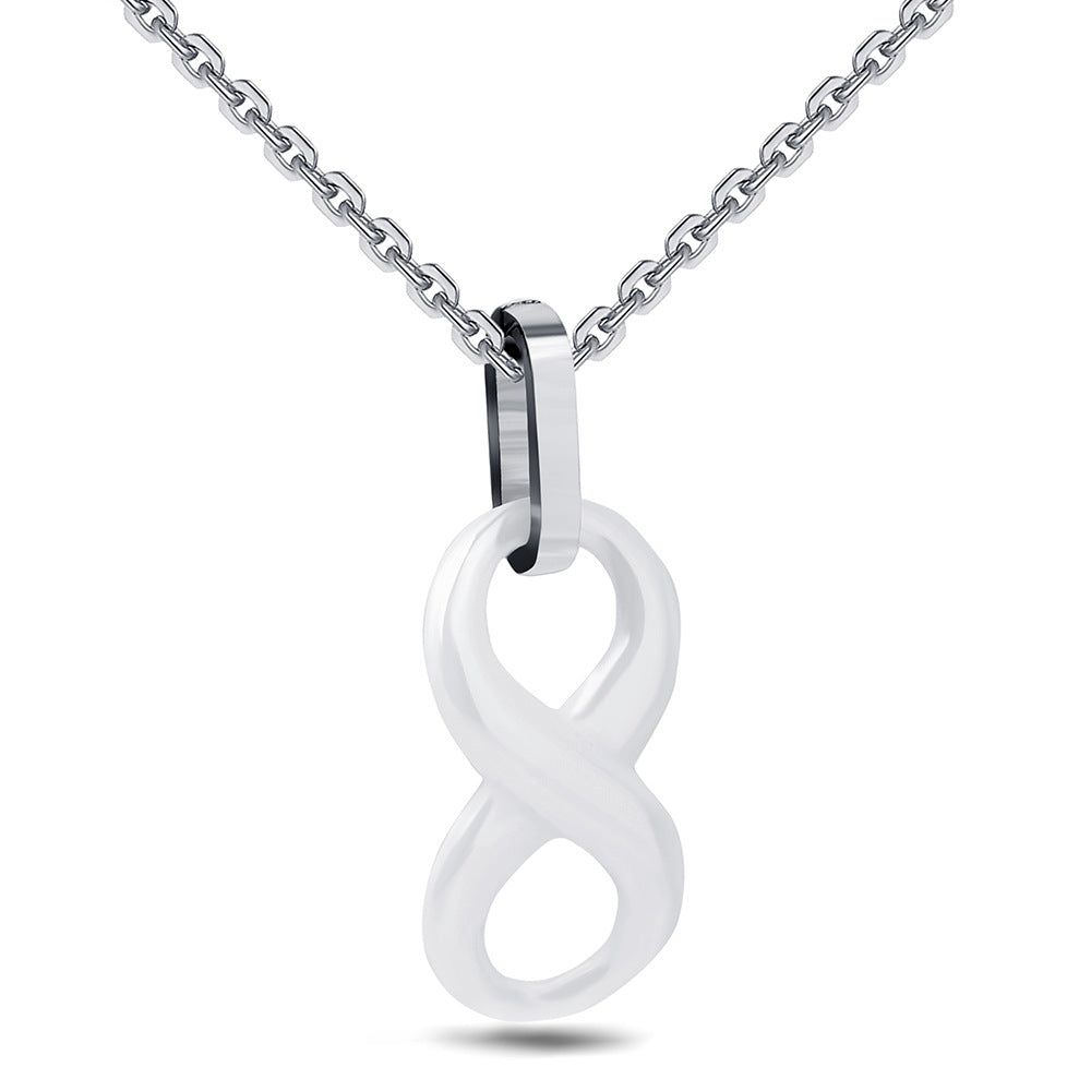 Damen Halskette mit unendlichem Symbol und elegantem Anhänger Shop Nory
