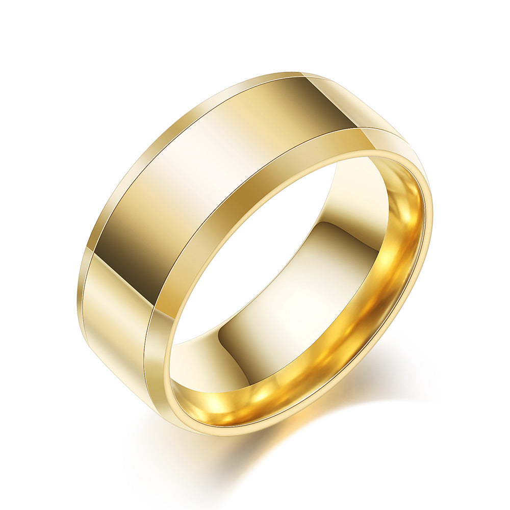 Herren Ehering aus hochwertigem Edelstahl mit modernem, mattem Finish Shop Nory