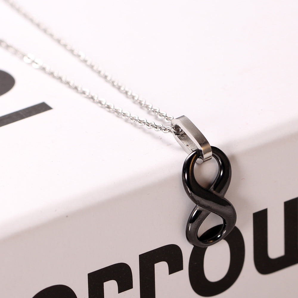 Damen Halskette mit unendlichem Symbol und elegantem Anhänger Shop Nory