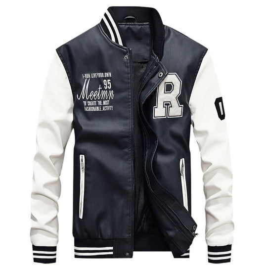 Herren Stilvolle Bomberjacke mit minimalistischen Grafiken Shop Nory