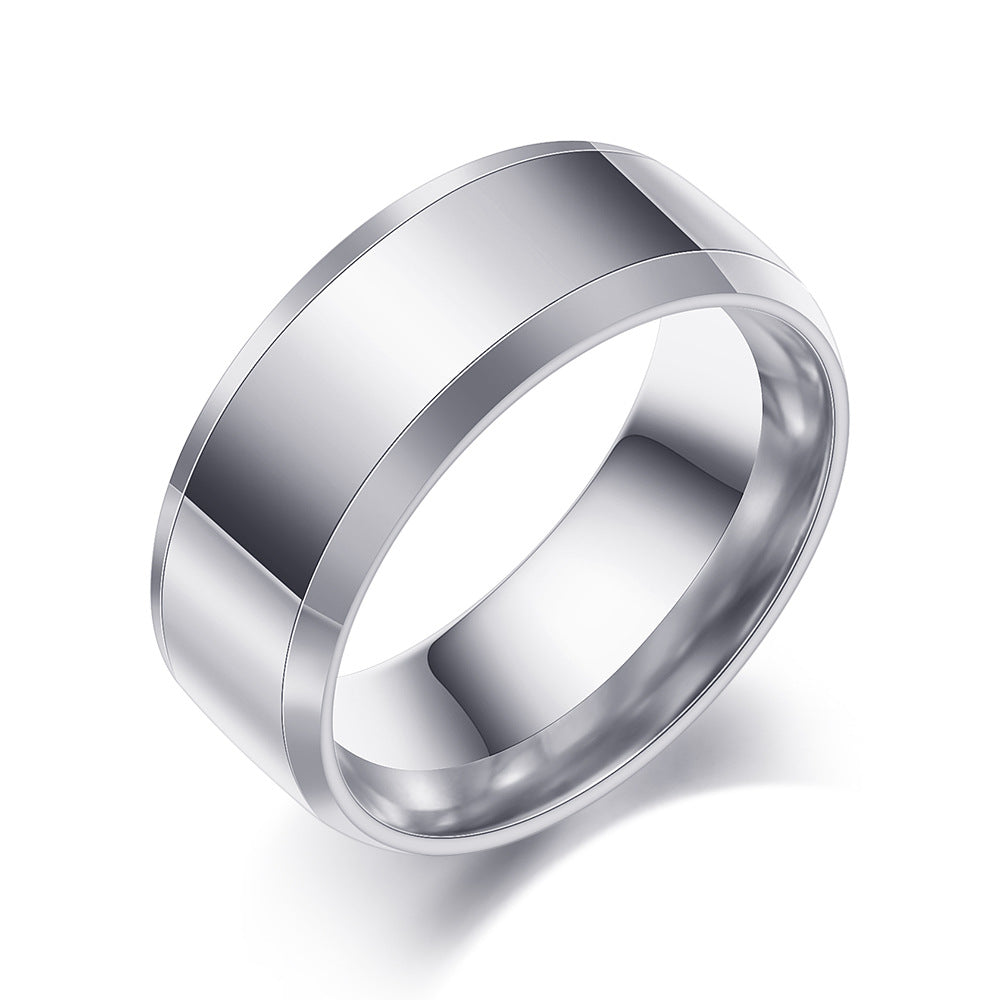Herren Ehering aus hochwertigem Edelstahl mit modernem, mattem Finish Shop Nory
