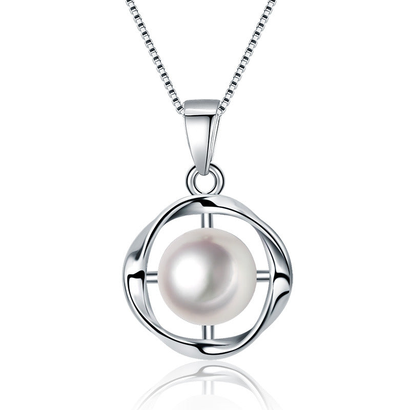 Damen Halskette mit kunstvollem Perlenanhänger in elegantem Design Shop Nory
