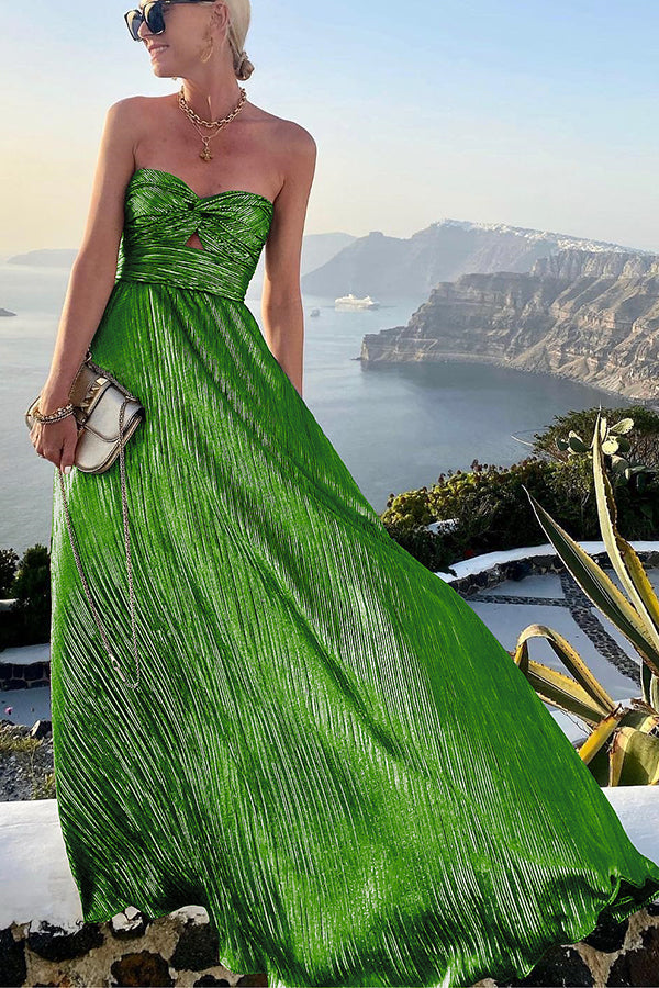 Damen Maxikleid schulterfrei