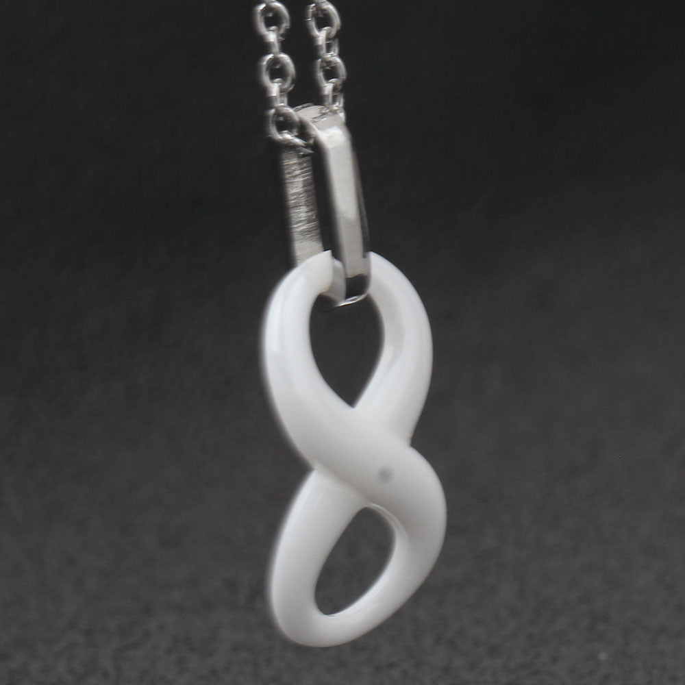 Damen Halskette mit unendlichem Symbol und elegantem Anhänger Shop Nory