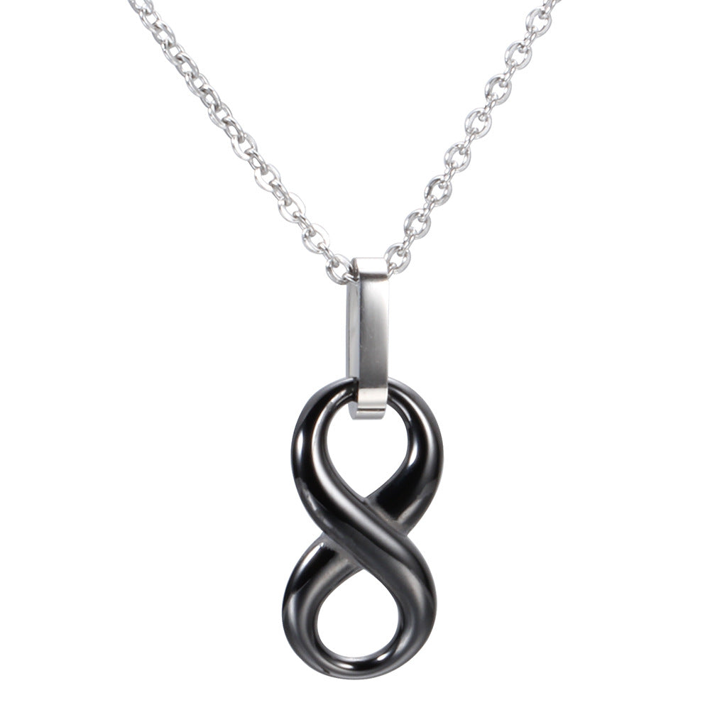 Damen Halskette mit unendlichem Symbol und elegantem Anhänger Shop Nory
