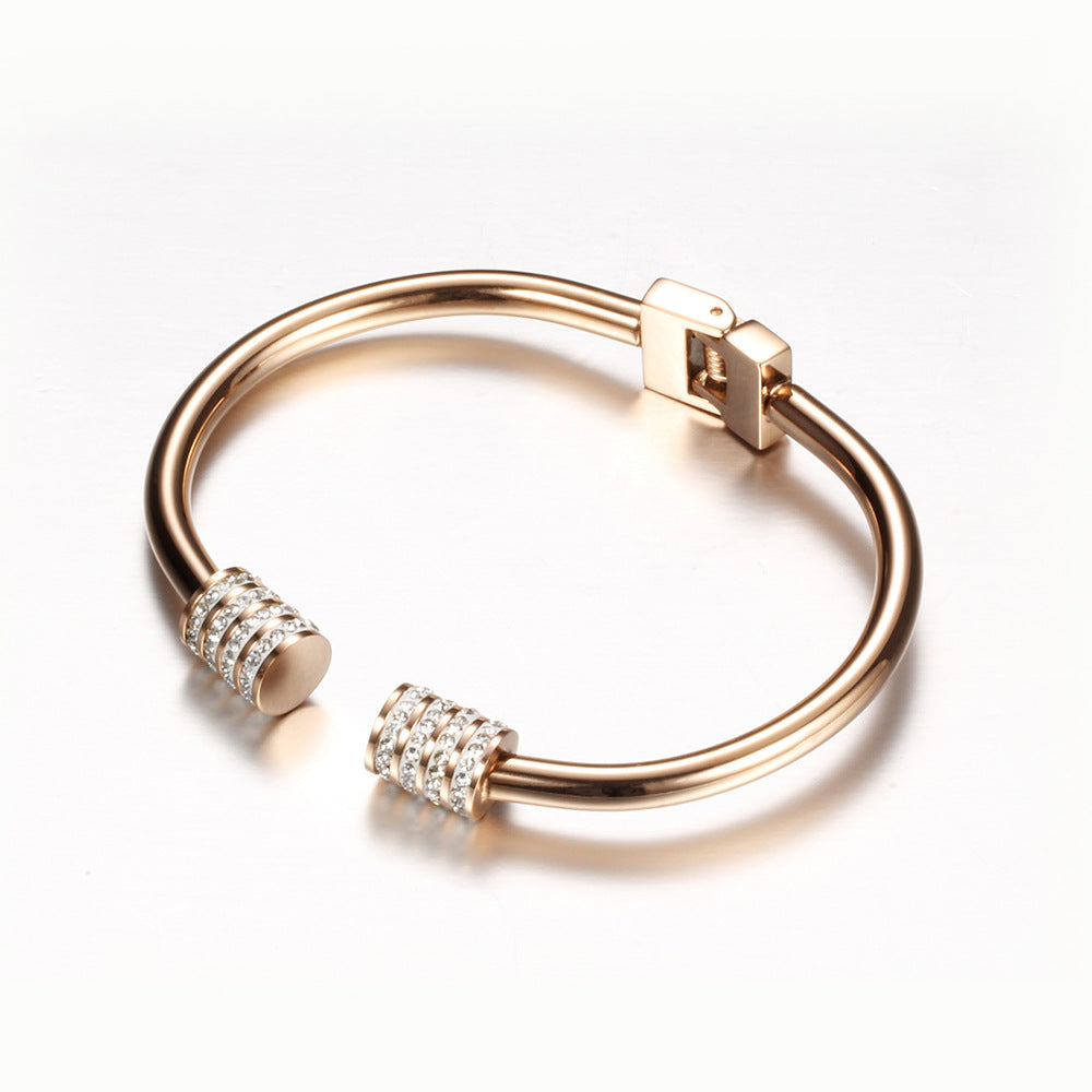 Damen Armreif mit funkelnden Kristallelementen Shop Nory