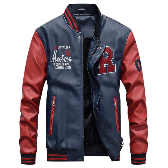 Herren Stilvolle Bomberjacke mit minimalistischen Grafiken Shop Nory