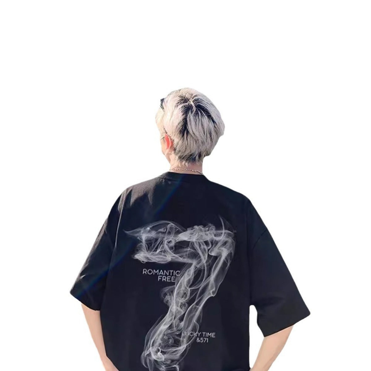 Lockeres T-Shirt in Übergröße für Männer