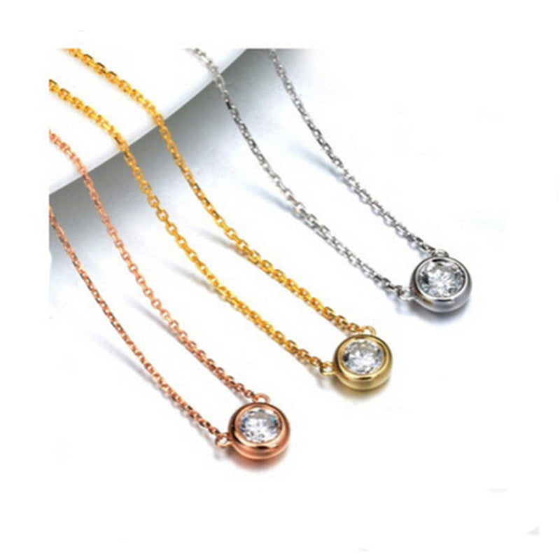 Damen Schmuckset mit funkelnden Zirkonia und eleganter Gliederkette Shop Nory
