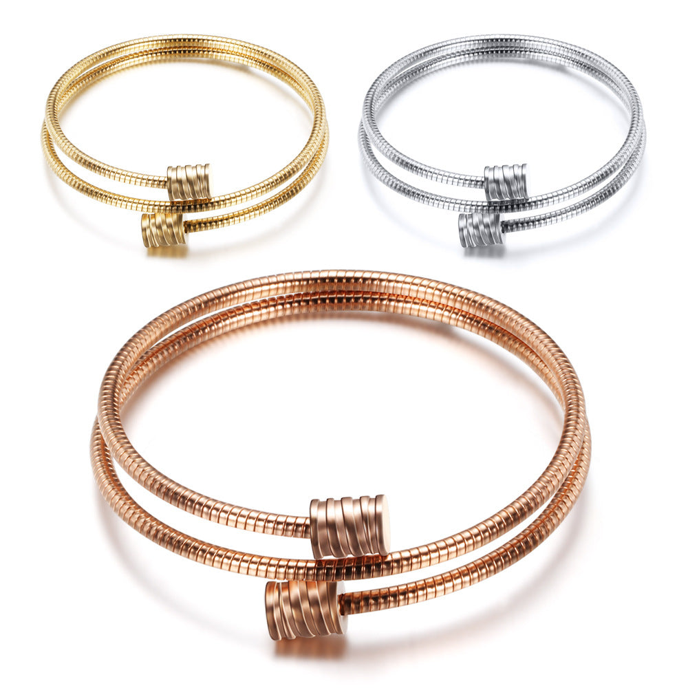 Damen Modischer Armreif mit verschlungenem Design Shop Nory