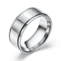 Herren Hochwertiger Edelstahlring mit modernem, minimalistischen Design Shop Nory