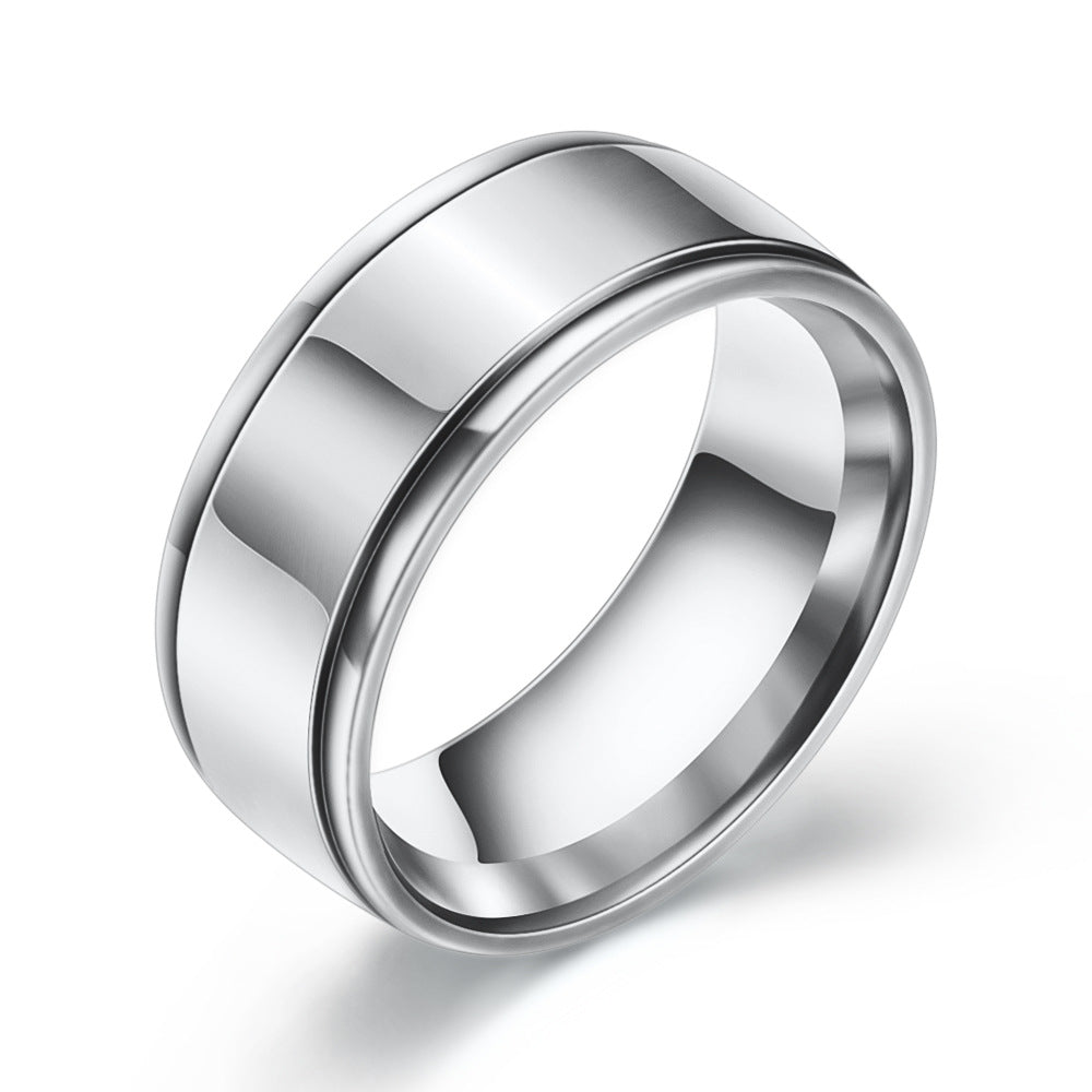 Herren Hochwertiger Edelstahlring mit modernem, minimalistischen Design Shop Nory