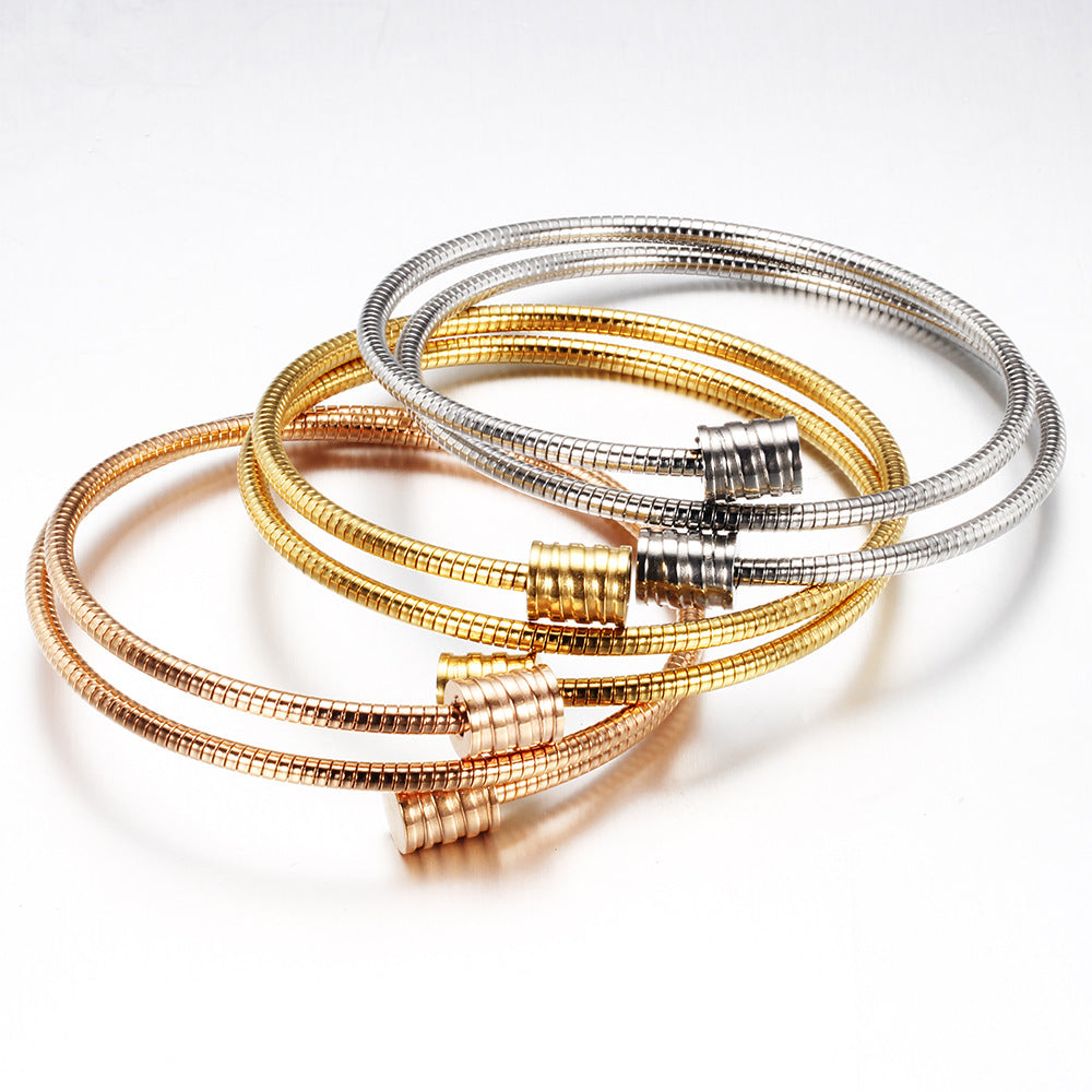 Damen Modischer Armreif mit verschlungenem Design Shop Nory