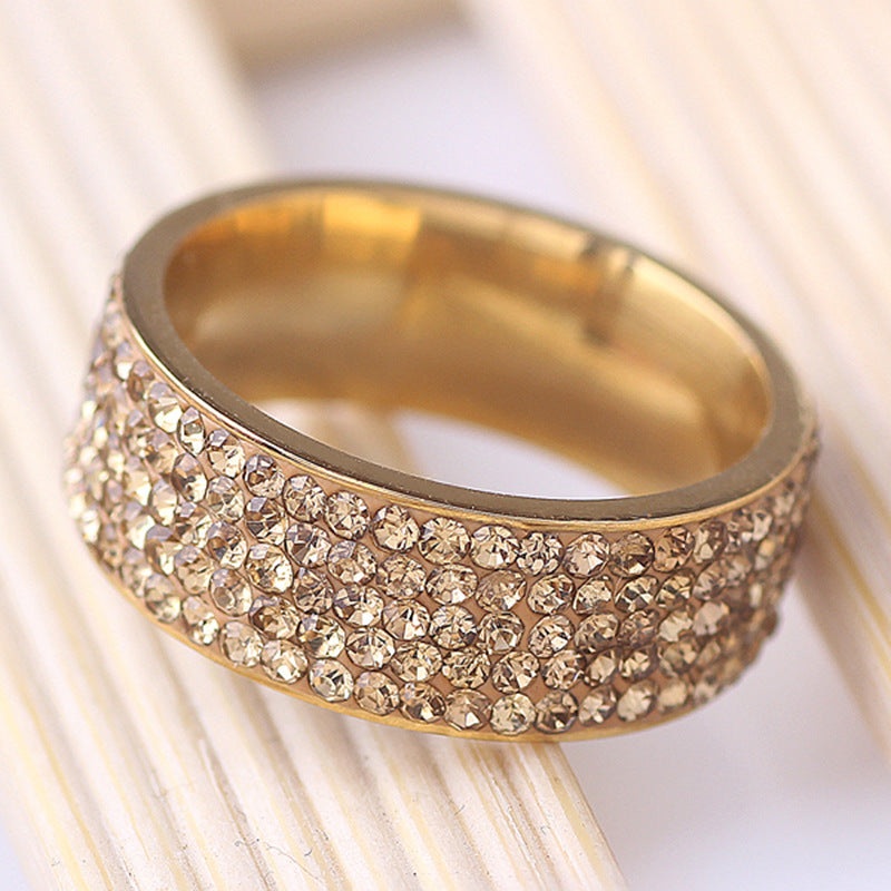 Damen Ring mit funkelndem Zirkonia-Besatz in elegantem Design Shop Nory