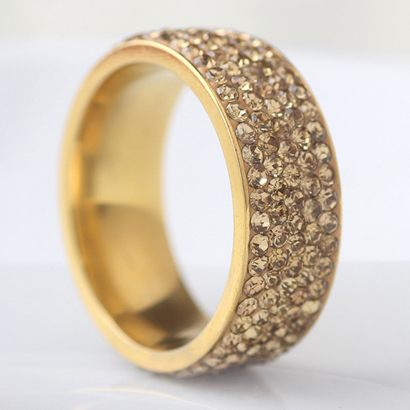 Damen Ring mit funkelndem Zirkonia-Besatz in elegantem Design Shop Nory