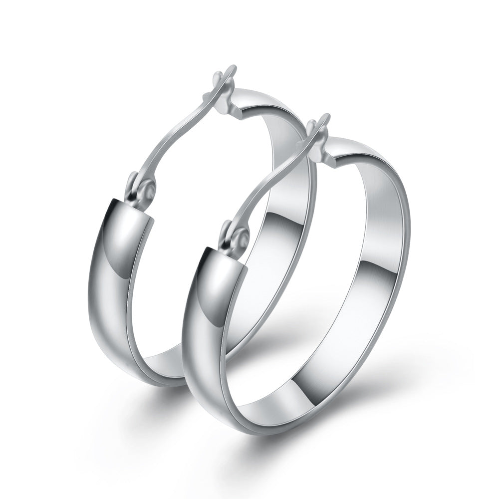 Damen Creolen mit elegantem Schliff und sicherem Verschluss Shop Nory