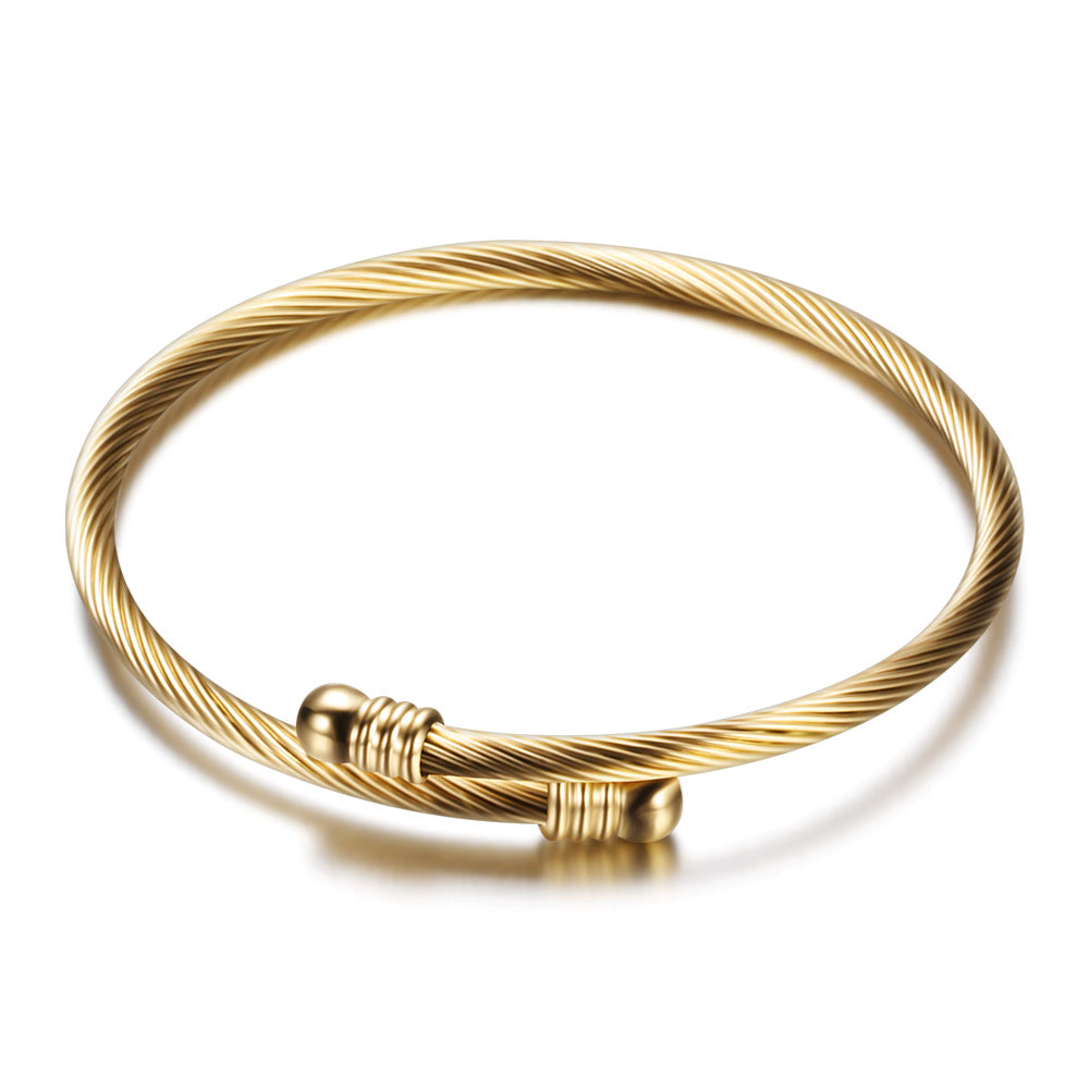 Damen Armreif im eleganten, spiralförmigen Design Shop Nory