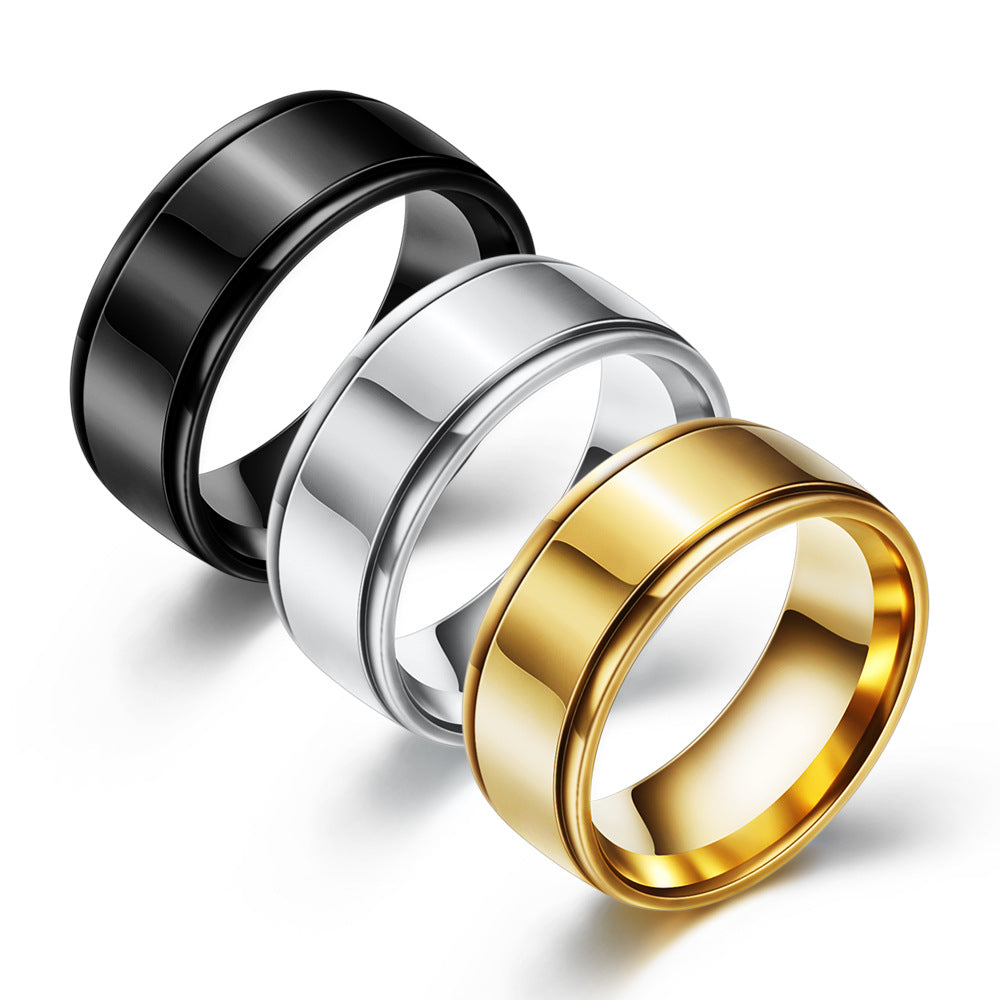 Herren Hochwertiger Edelstahlring mit modernem, minimalistischen Design Shop Nory