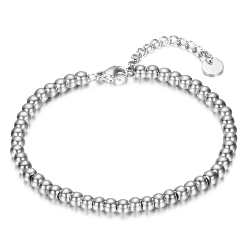 Damen Armband aus hochwertigem Edelstahl mit gravierbarem Charm Shop Nory