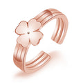 Damen Offener Ring mit kunstvollem Blumenmotiv Shop Nory