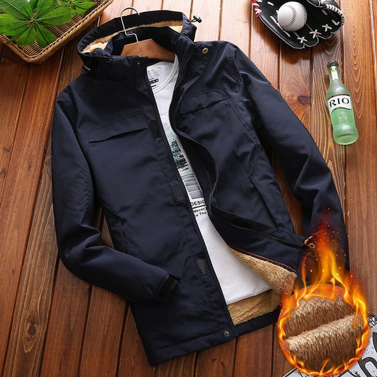 Herren Winterjacke mit Fleece-Futter Shop Nory