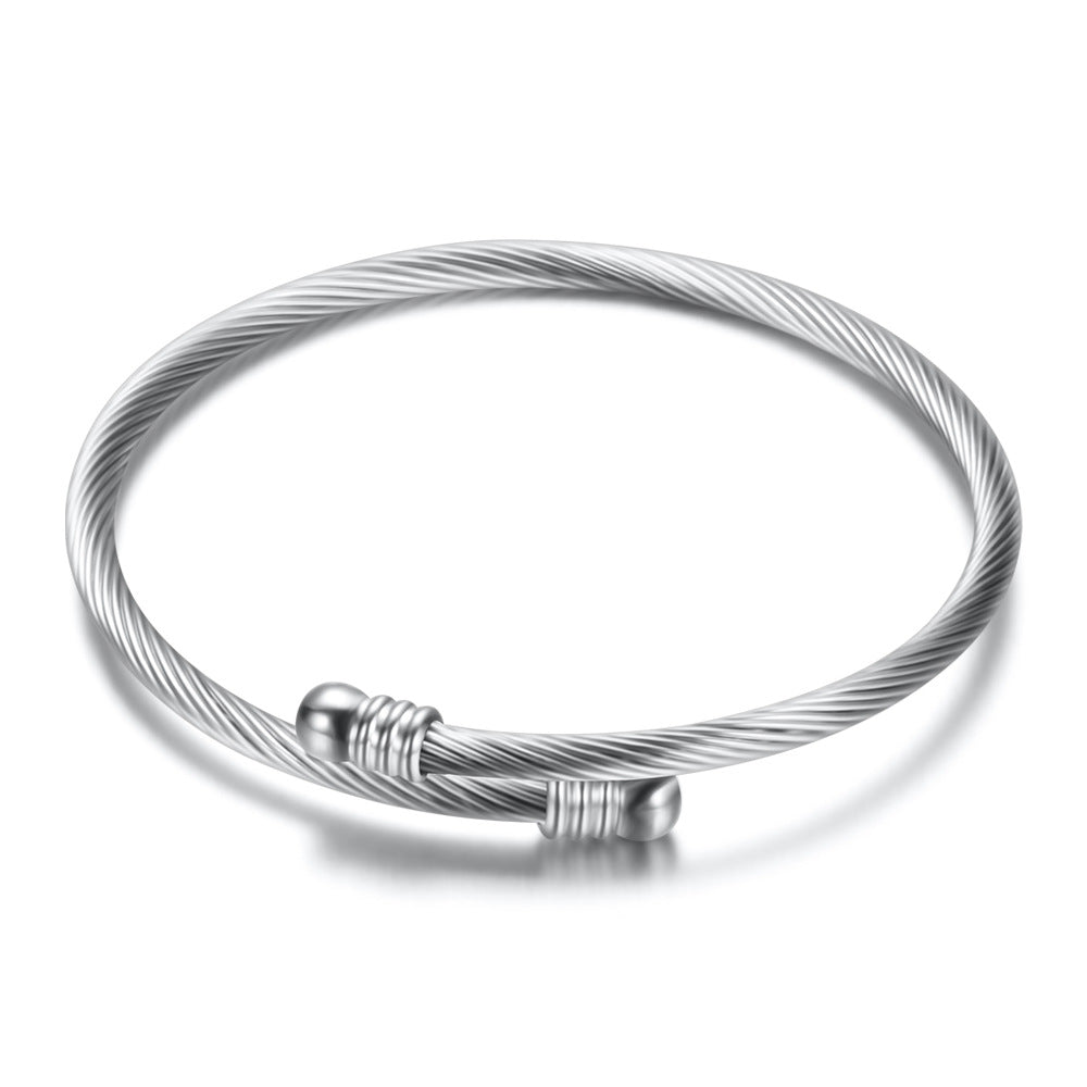 Damen Armreif im eleganten, spiralförmigen Design Shop Nory