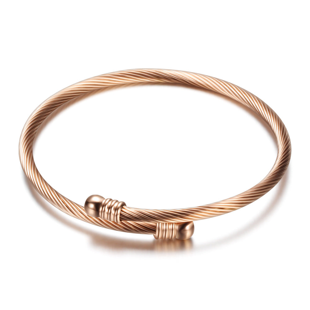 Damen Armreif im eleganten, spiralförmigen Design Shop Nory