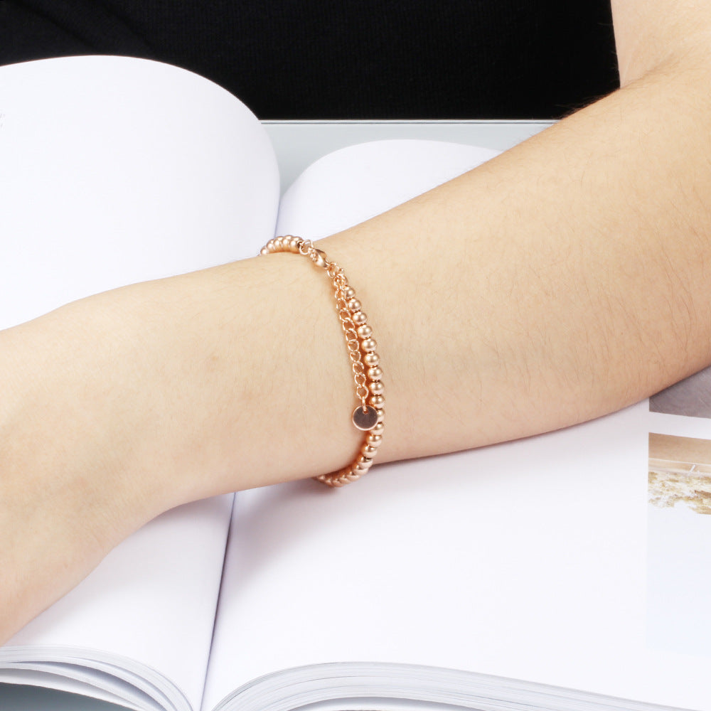 Damen Armband aus hochwertigem Edelstahl mit gravierbarem Charm Shop Nory
