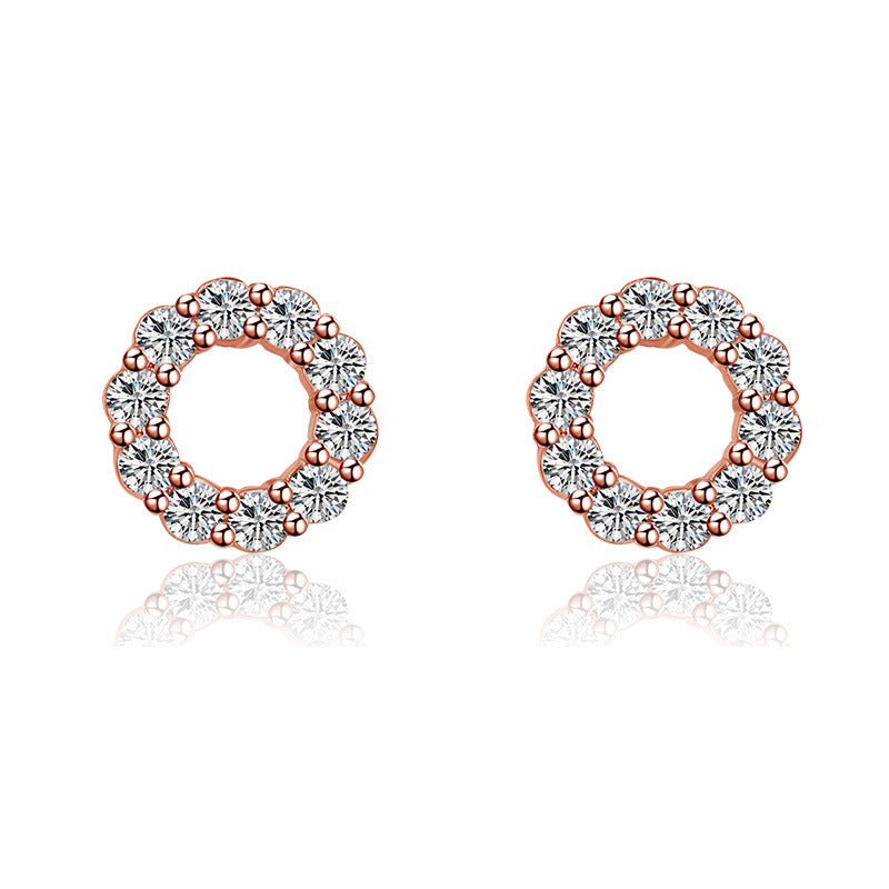 Damen Ohrstecker mit funkelndem Kristalldesign und eleganter Zirkonia-Verzierung Shop Nory