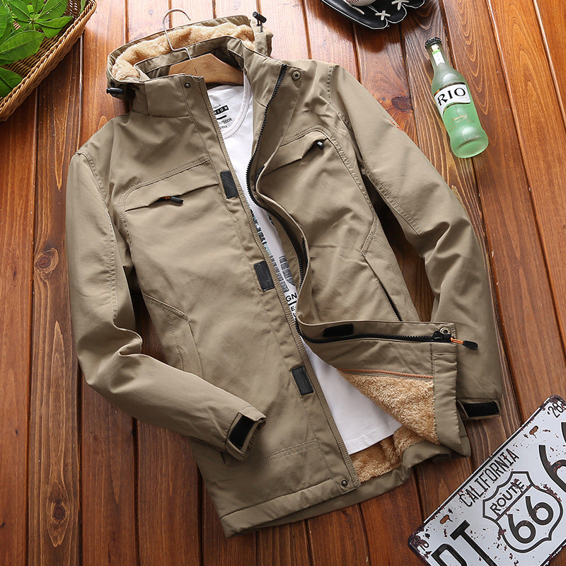 Herren Winterjacke mit Fleece-Futter Shop Nory