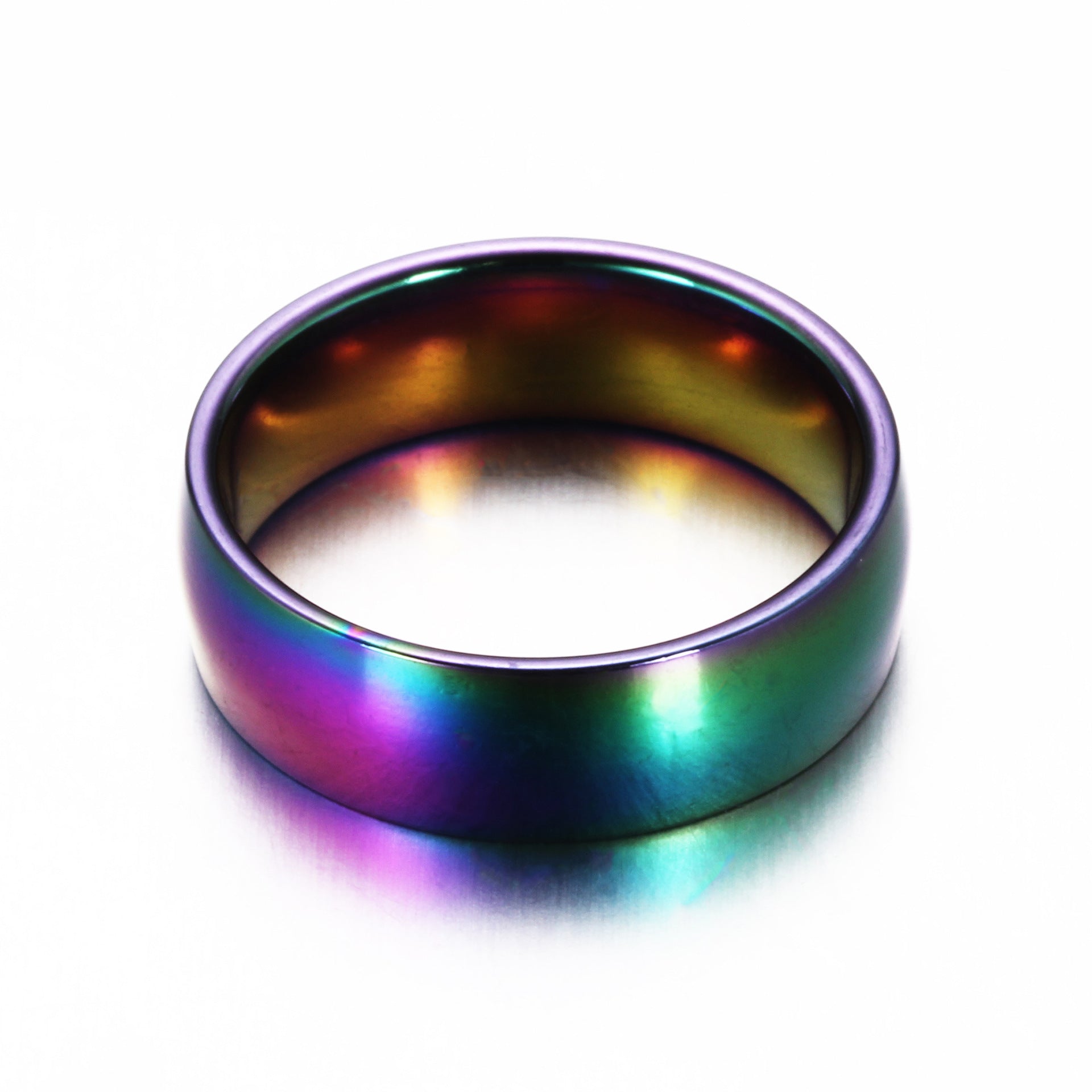 Damen Ring mit elegantem, mehrfarbigem Farbverlauf Shop Nory