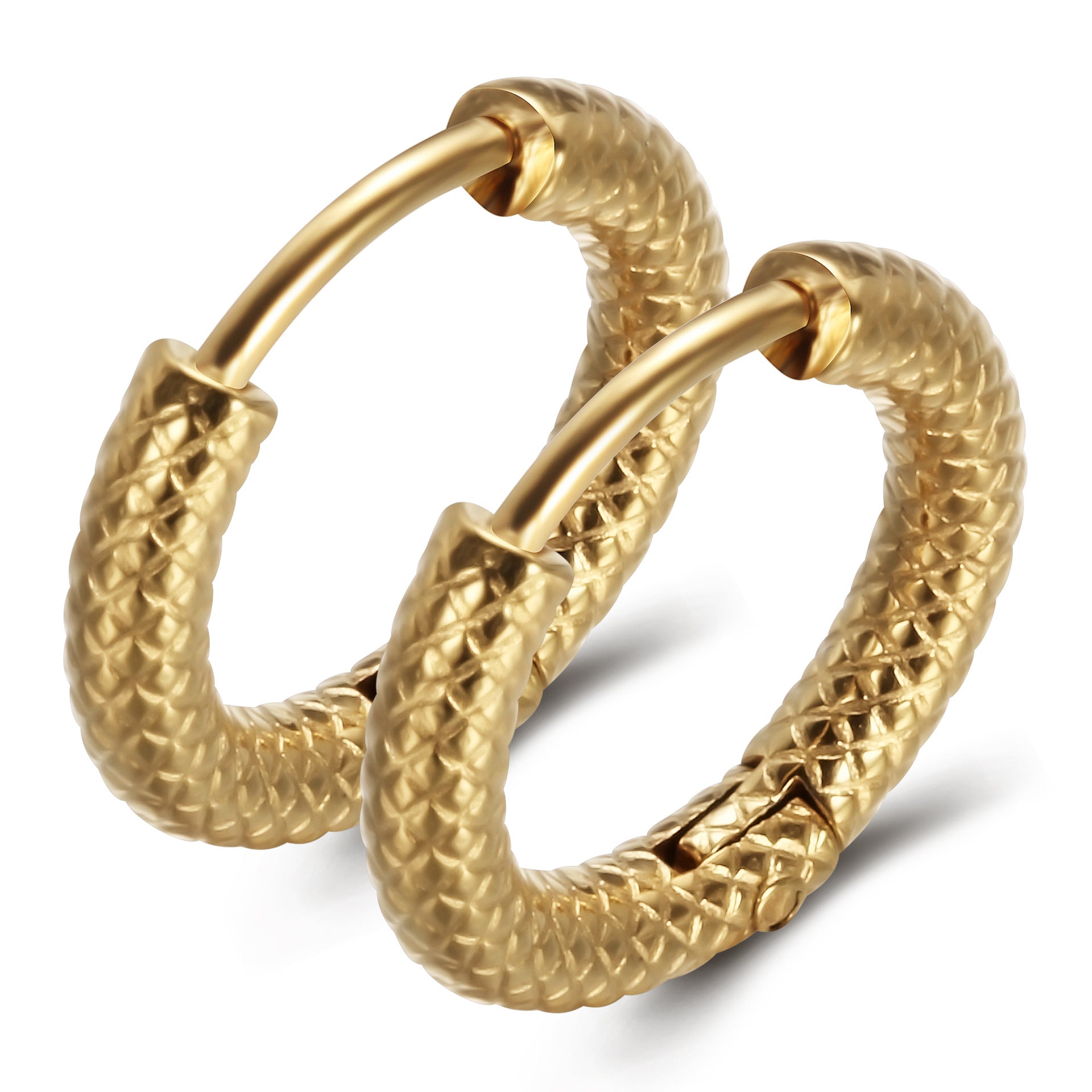 Damen Creolen mit geflochtenem Design Shop Nory