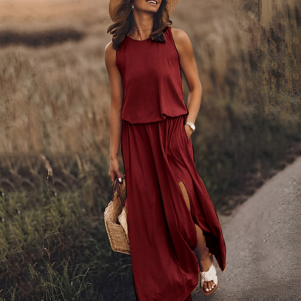 Elegantes Farbenspiel Kleid